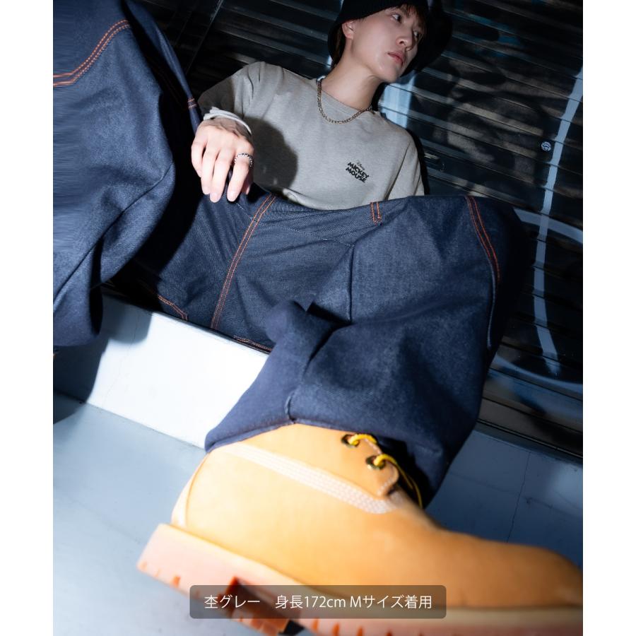 長袖Tシャツ メンズ レディース ミッキーマウス グッズ キャラT キャラクター トップス 綿100％ ロング スリーブ カジュアル ストリート スケーター 古着MIX | improves | 11