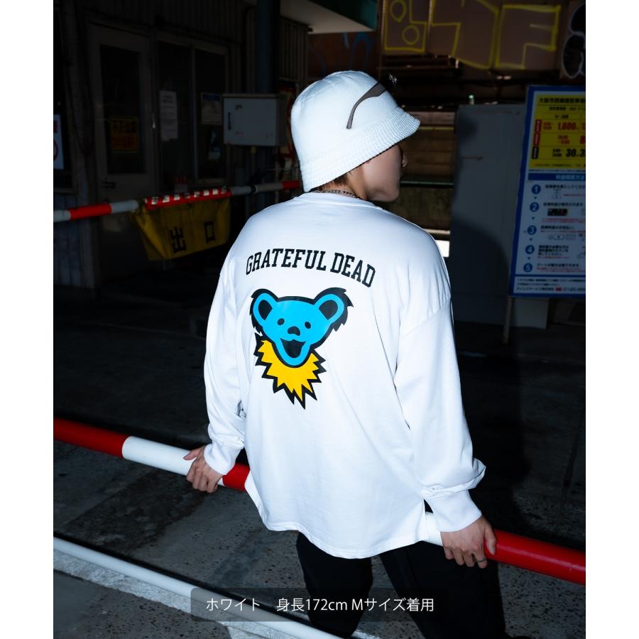 Tシャツ メンズ GRATEFUL DEAT グレイトフルデッド キャラクター トップス 長袖 ロンT ルーズフィット カジュアル アメカジ ストリート スケーター 古着 | improves | 08