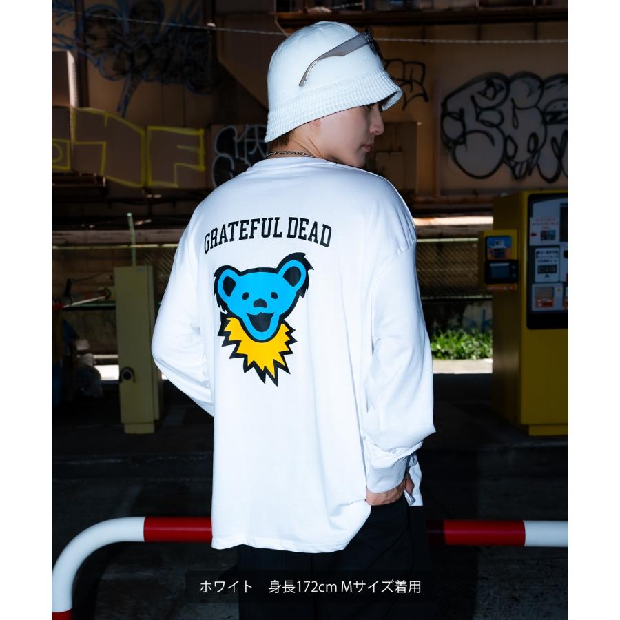 Tシャツ メンズ GRATEFUL DEAT グレイトフルデッド キャラクター トップス 長袖 ロンT ルーズフィット カジュアル アメカジ ストリート スケーター 古着 | improves | 09