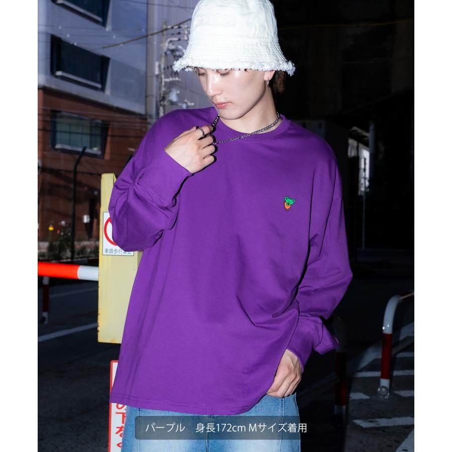 長袖Tシャツ メンズ GRATEFUL DEAT グレイトフルデッド キャラT キャラクター トップス ロンT ルーズフィット ゆったり アメカジ ストリート スケーター | improves | 04