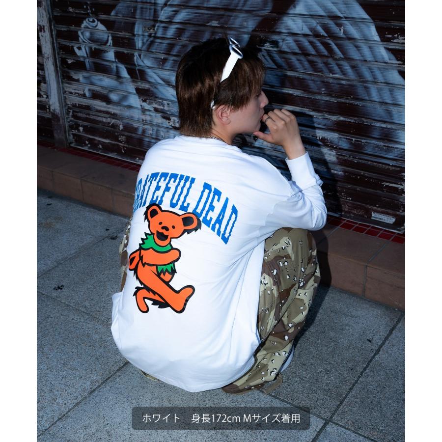 長袖Tシャツ メンズ GRATEFUL DEAT グレイトフルデッド キャラT キャラクター トップス ロンT ルーズフィット ゆったり アメカジ ストリート スケーター | improves | 07