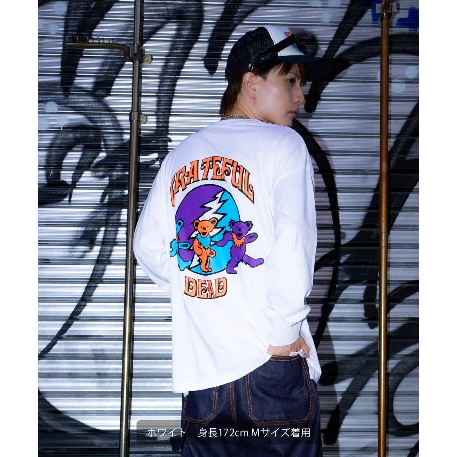 長袖Tシャツ メンズ GRATEFUL DEAT グレイトフルデッド カットソー ロンT キャラT キャラクター  ゆったり カジュアル アメカジ ストリート スケーター 古着 | improves | 04