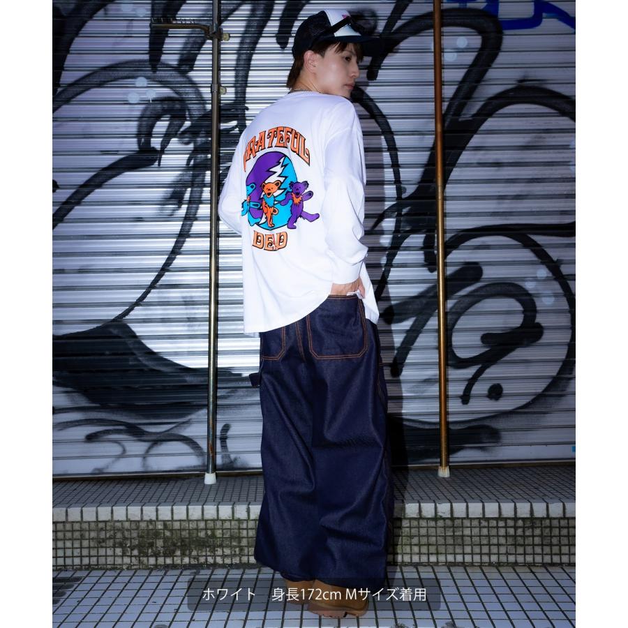 長袖Tシャツ メンズ GRATEFUL DEAT グレイトフルデッド カットソー ロンT キャラT キャラクター  ゆったり カジュアル アメカジ ストリート スケーター 古着 | improves | 07