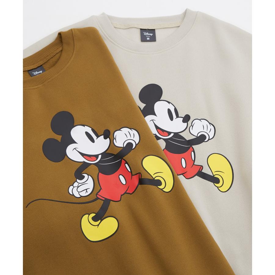 トレーナー メンズ MICKEY ミッキー プリント コットンタッチ 裏起毛 スウェットトレーナー 大きめ アメカジ スケーター ストリート 古着MIX 韓国 | improves | 13