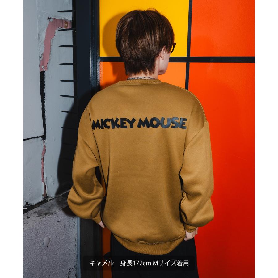 トレーナー メンズ MICKEY ミッキー プリント コットンタッチ 裏起毛 スウェットトレーナー 大きめ アメカジ スケーター ストリート 古着MIX 韓国 | improves | 04