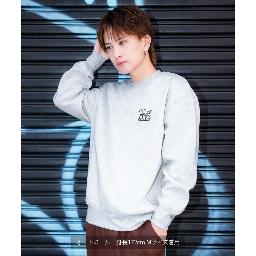 トレーナー メンズ TOM&JERRY  トムとジェリー バックプリント 裏起毛 スウェット クルーネック カートゥーン 大きめ アメカジ ストリート 古着MIX 韓国 | improves | 15