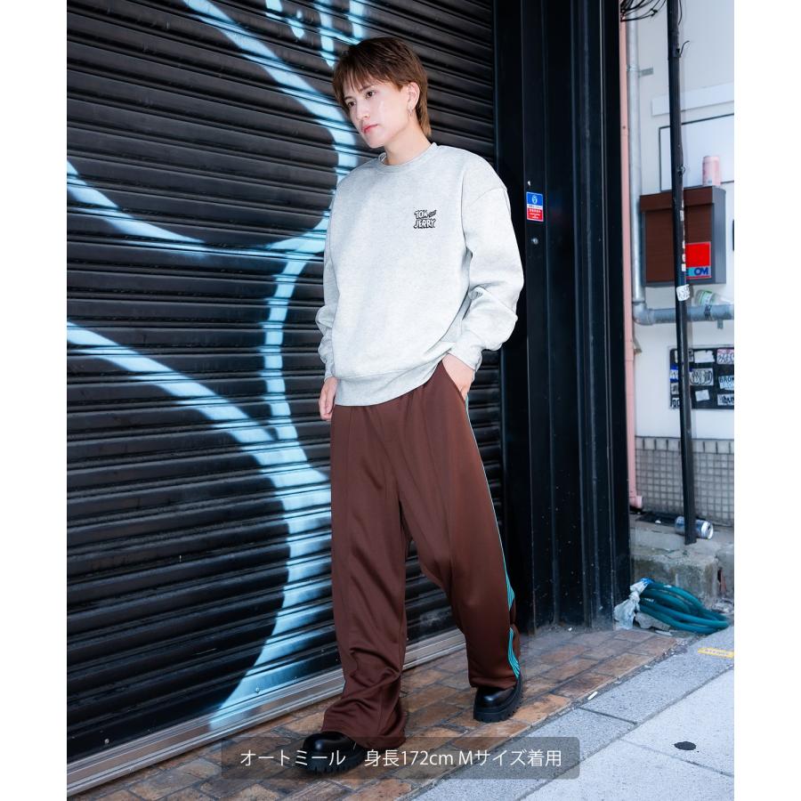 トレーナー メンズ TOM&JERRY  トムとジェリー バックプリント 裏起毛 スウェット クルーネック カートゥーン 大きめ アメカジ ストリート 古着MIX 韓国 | improves | 17