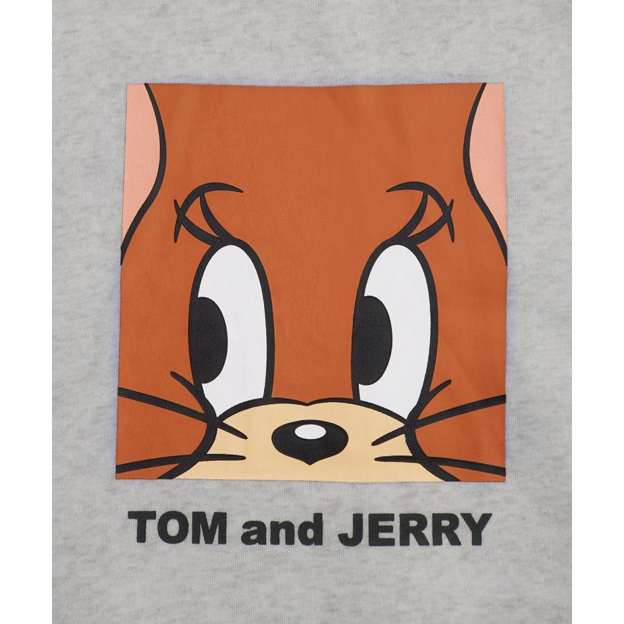 トレーナー メンズ TOM&JERRY  トムとジェリー バックプリント 裏起毛 スウェット クルーネック カートゥーン 大きめ アメカジ ストリート 古着MIX 韓国 | improves | 20