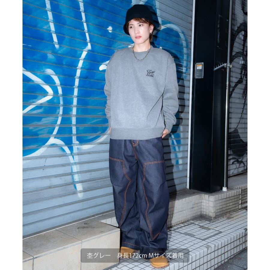 トレーナー メンズ TOM&JERRY  トムとジェリー バックプリント 裏起毛 スウェット クルーネック カートゥーン 大きめ アメカジ ストリート 古着MIX 韓国 | improves | 12