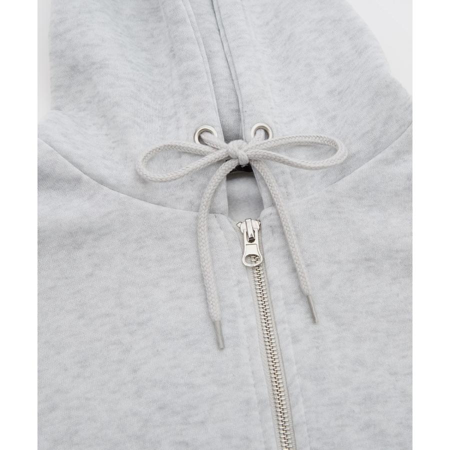 ジップパーカー メンズ レディース 裏起毛 綿タッチ スウェット フルジップ パーカー オーバーサイズ ビッグシルエット 無地 ストリート 韓国 | improves | 17