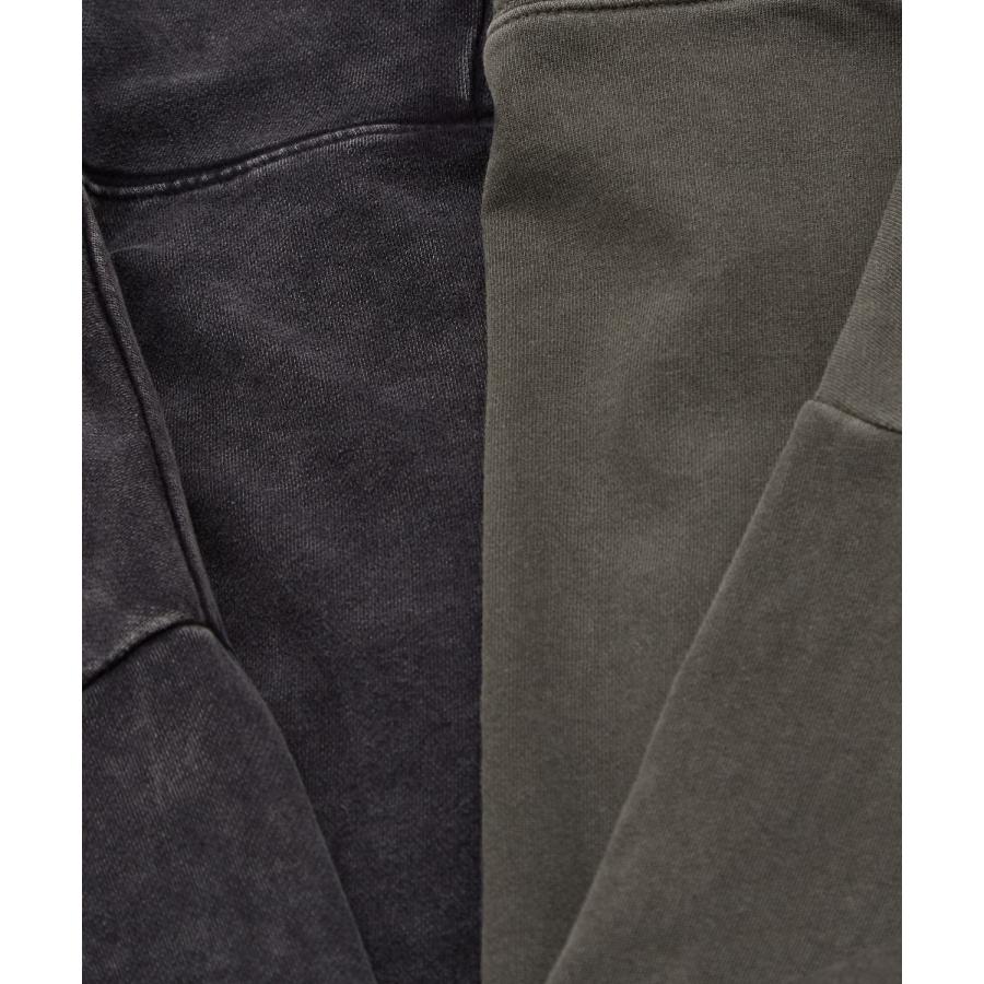 パーカー メンズ 刺しゅう ロゴ ヴィンテージ加工 ショート丈 裏毛 スウェット プルパーカー 秋 冬 アメカジ カジュアル Y2K ストリート 90s ストリート 韓国 | improves | 16