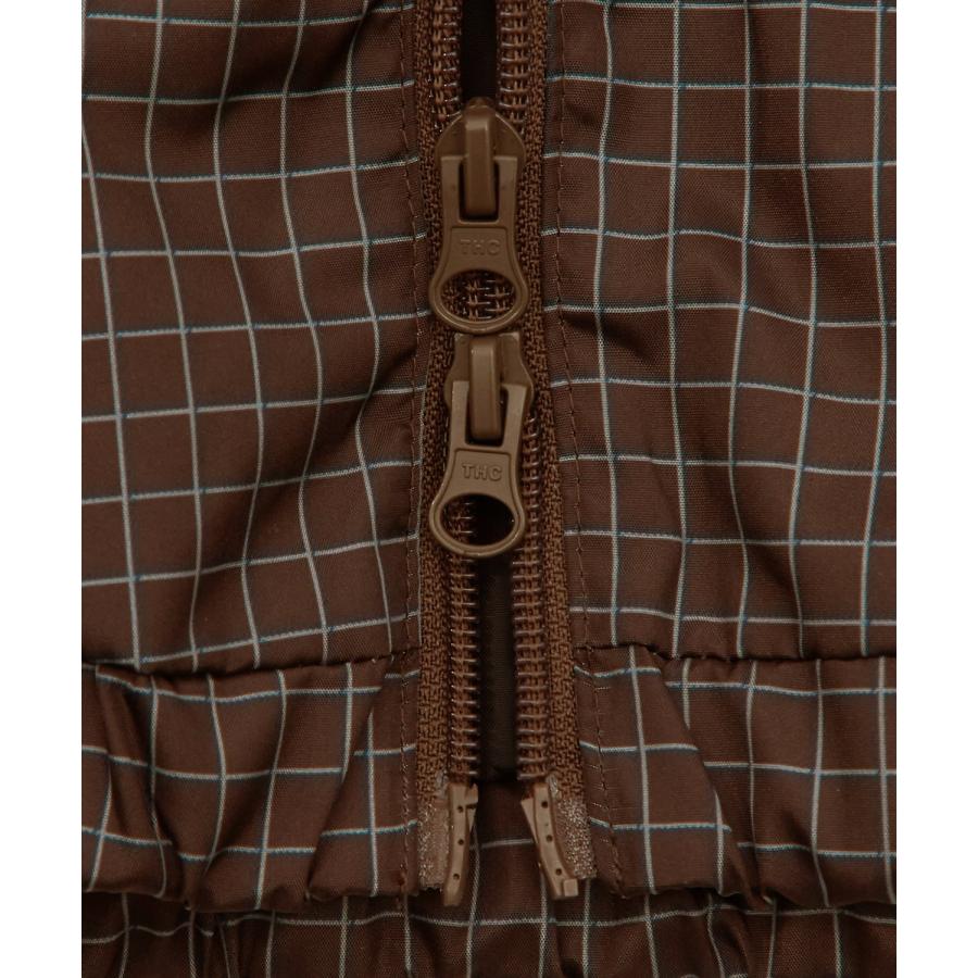 ブルゾン メンズ チェック ジップパーカー ナイロンジャケット マウンテンパーカー ウインドブレーカー アメカジ Y2K ストリート 90s ロゴ ストリート 韓国 | improves | 21