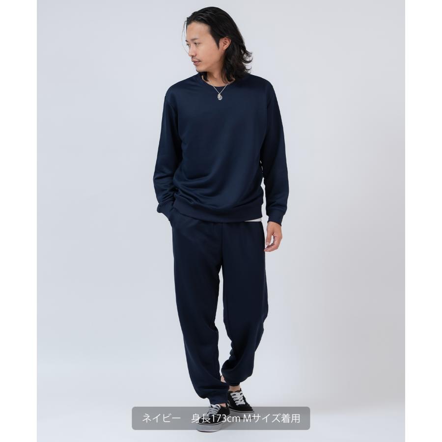 スウェット セットアップ メンズ レディース トレーナー ジョガーパンツ スムース裏毛 無地 ゆったり リラックス ストリート ビッグシルエット ルームウェア | improves | 10