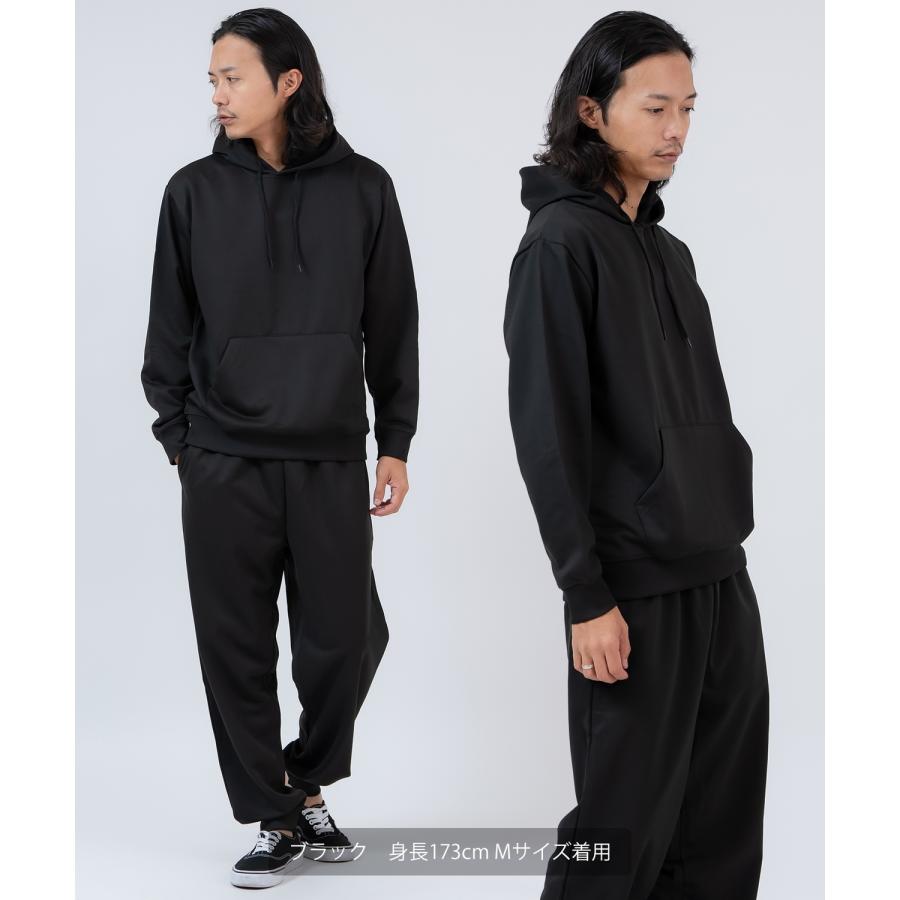 セットアップ メンズ スウェット 上下セット スムース 裏毛 プルパーカー ジョガーパンツ ルームウェア オーバーサイズ ビッグシルエット 無地 ストリート 韓国 | improves | 05