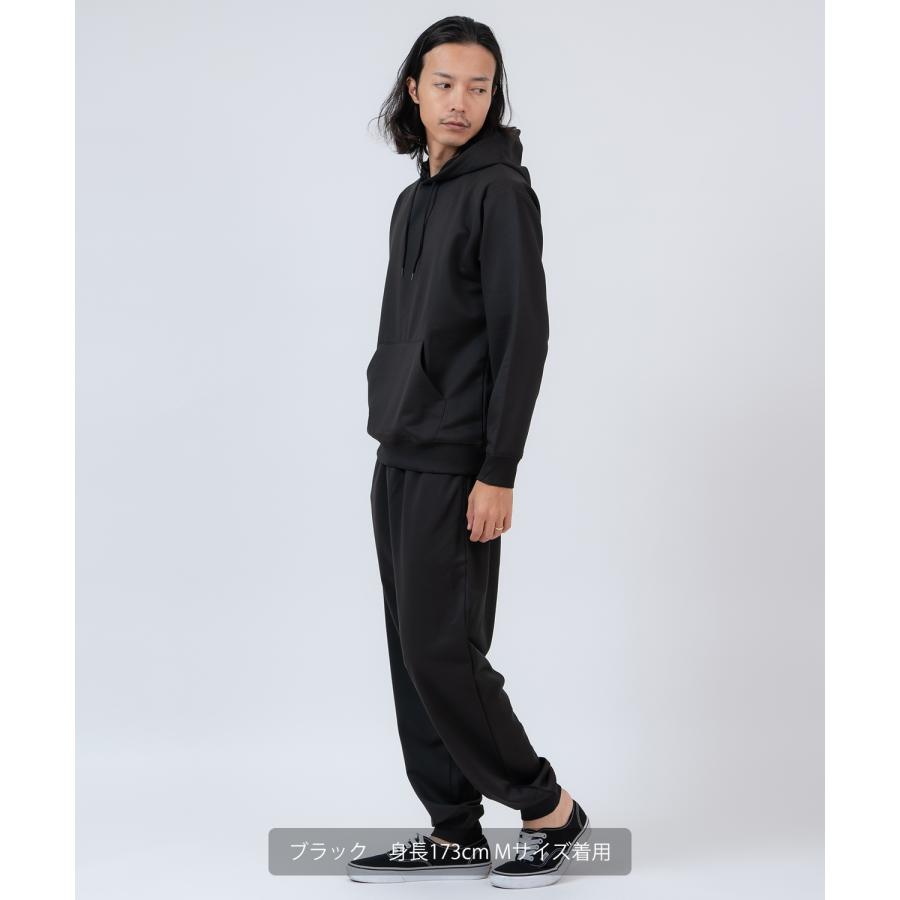 セットアップ メンズ スウェット 上下セット スムース 裏毛 プルパーカー ジョガーパンツ ルームウェア オーバーサイズ ビッグシルエット 無地 ストリート 韓国 | improves | 07