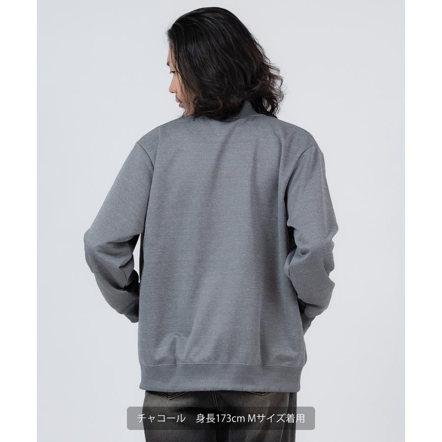 ブルゾン メンズ ジップアップ セットアップ 無地 シンプル ゆったり 大きいサイズ カジュアル ベーシック ノームコア ストリート | improves | 15