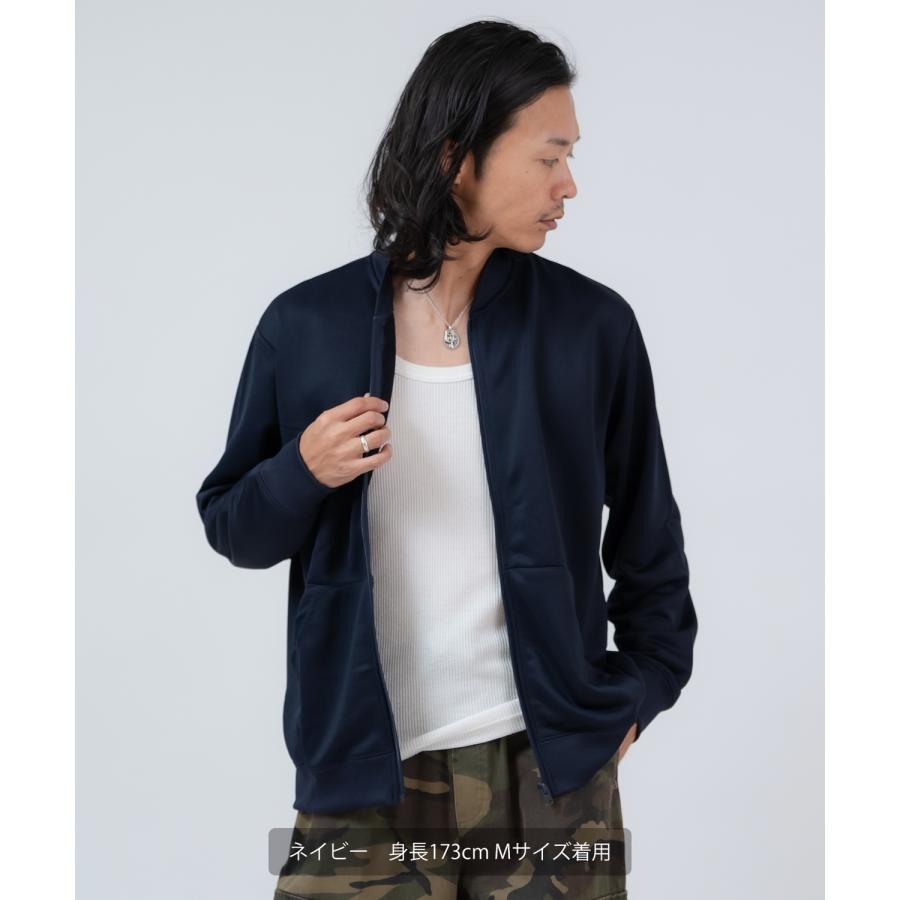 ブルゾン メンズ ジップアップ セットアップ 無地 シンプル ゆったり 大きいサイズ カジュアル ベーシック ノームコア ストリート | improves | 10