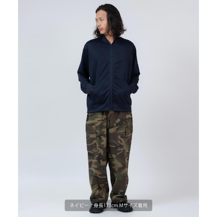 ブルゾン メンズ ジップアップ セットアップ 無地 シンプル ゆったり 大きいサイズ カジュアル ベーシック ノームコア ストリート | improves | 12