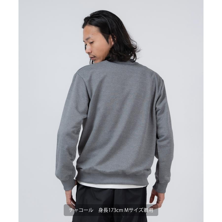 トレーナー メンズ スウェット クルーネック セットアップ 無地 シンプル ゆったり 大きいサイズ カジュアル ベーシック ノームコア ストリート | improves | 15