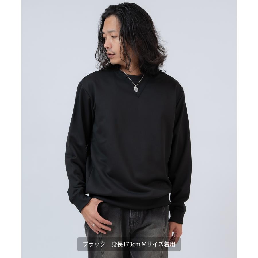 トレーナー メンズ スウェット クルーネック セットアップ 無地 シンプル ゆったり 大きいサイズ カジュアル ベーシック ノームコア ストリート | improves | 05