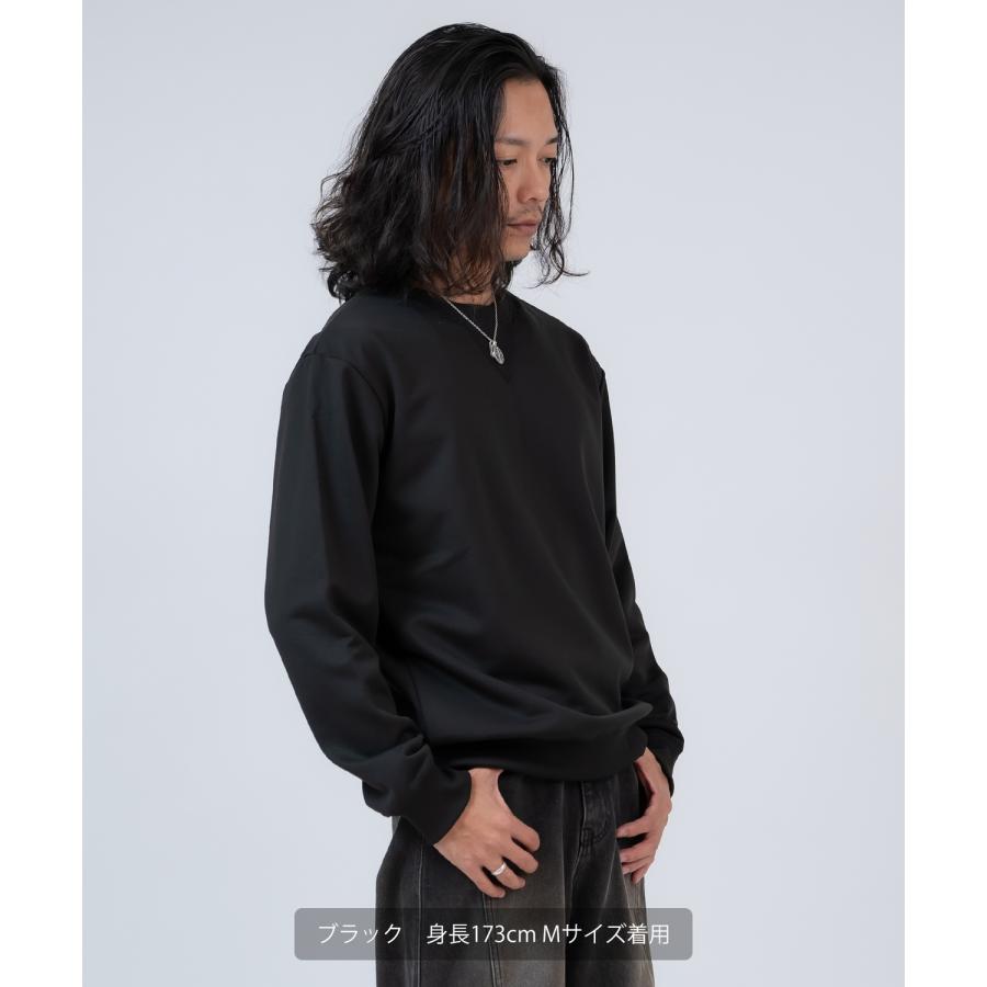 トレーナー メンズ スウェット クルーネック セットアップ 無地 シンプル ゆったり 大きいサイズ カジュアル ベーシック ノームコア ストリート | improves | 06