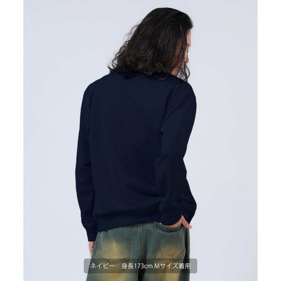 トレーナー メンズ スウェット クルーネック セットアップ 無地 シンプル ゆったり 大きいサイズ カジュアル ベーシック ノームコア ストリート | improves | 11