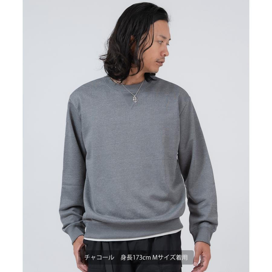 トレーナー メンズ スウェット クルーネック セットアップ 無地 シンプル ゆったり 大きいサイズ カジュアル ベーシック ノームコア ストリート | improves | 13