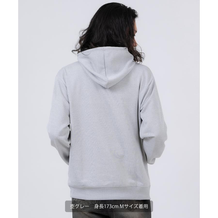 パーカー メンズ スウェット フーディー セットアップ 無地 シンプル ゆったり 大きいサイズ カジュアル ベーシック ノームコア ストリート | improves | 19