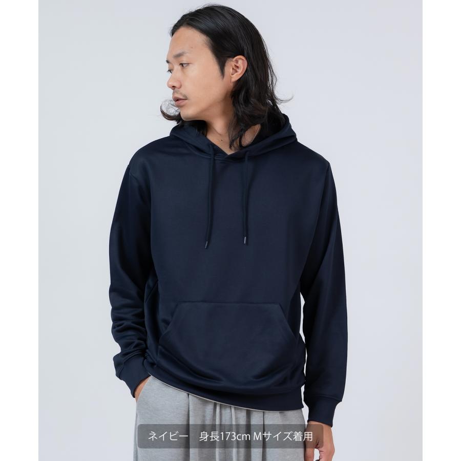 パーカー メンズ スウェット フーディー セットアップ 無地 シンプル ゆったり 大きいサイズ カジュアル ベーシック ノームコア ストリート | improves | 09