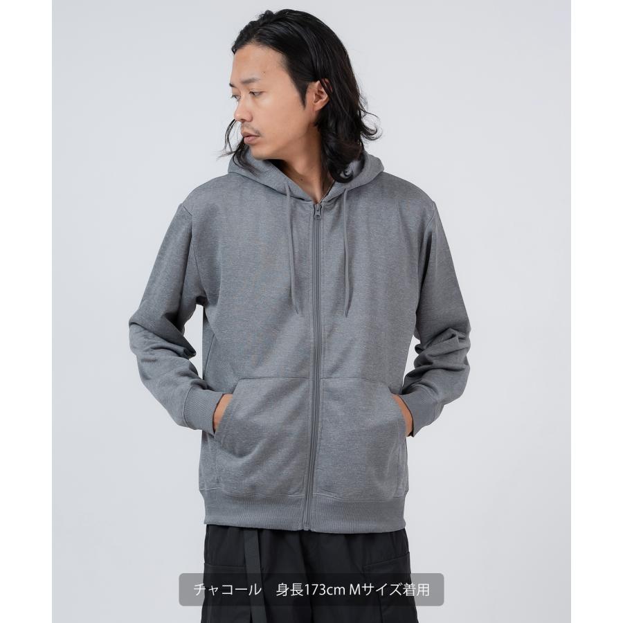 パーカー メンズ スウェット フーディー フルジップ セットアップ 無地 シンプル ゆったり 大きいサイズ カジュアル ベーシック ノームコア ストリート | improves | 13