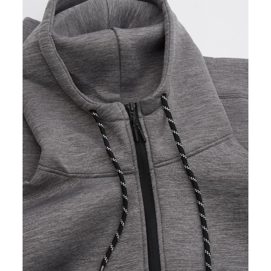 パーカー メンズ フルジップ セットアップ ベーシック スポーツミックス テック カジュアル Y2K ストリート ブラック グレー | improves | 13