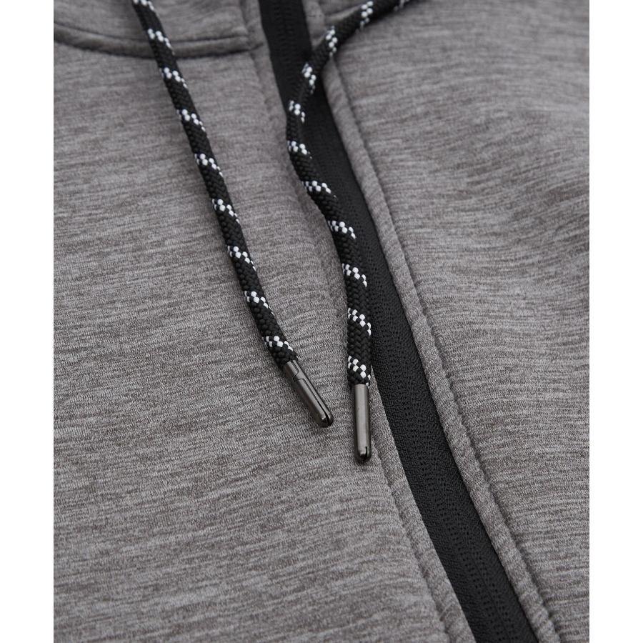 パーカー メンズ フルジップ セットアップ ベーシック スポーツミックス テック カジュアル Y2K ストリート ブラック グレー | improves | 14