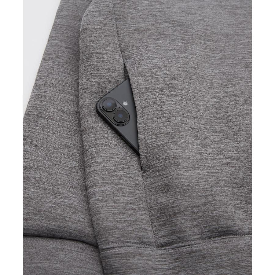 パーカー メンズ フルジップ セットアップ ベーシック スポーツミックス テック カジュアル Y2K ストリート ブラック グレー | improves | 15