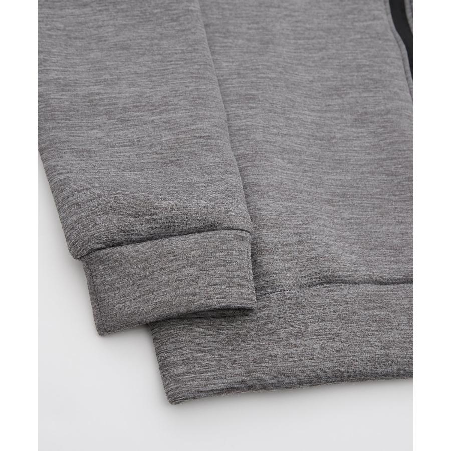 パーカー メンズ フルジップ セットアップ ベーシック スポーツミックス テック カジュアル Y2K ストリート ブラック グレー | improves | 16