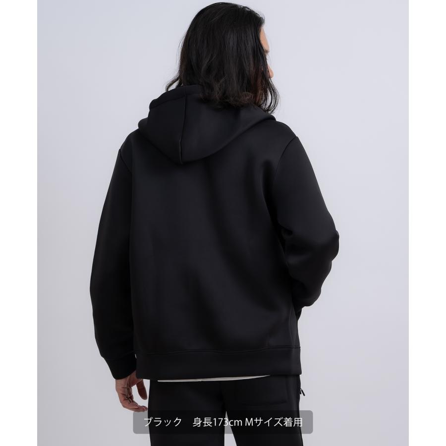 パーカー メンズ フルジップ セットアップ ベーシック スポーツミックス テック カジュアル Y2K ストリート ブラック グレー | improves | 06