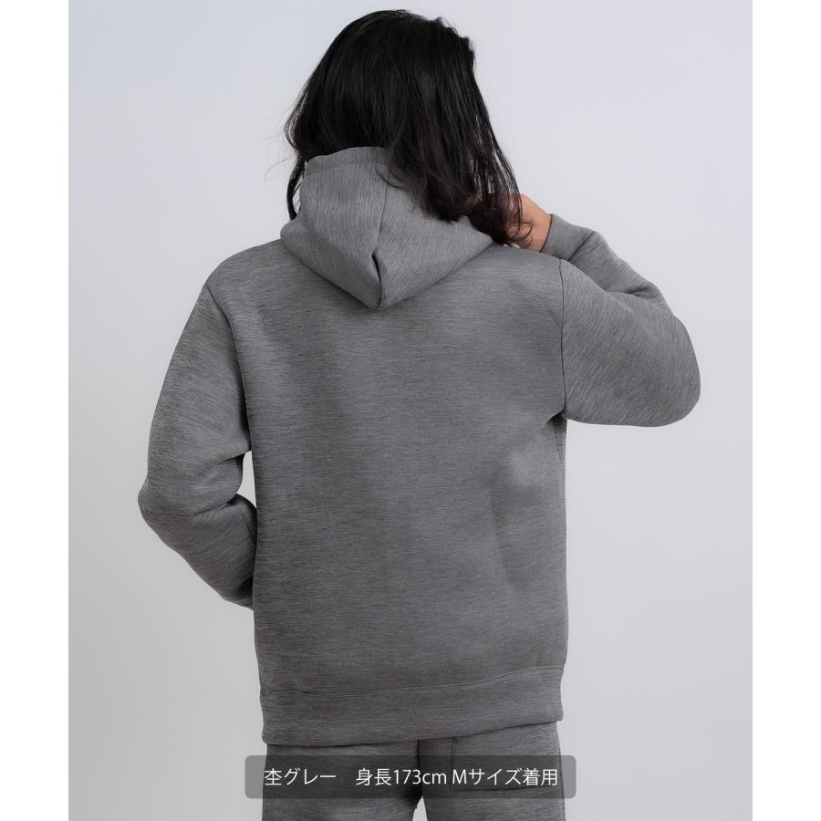 パーカー メンズ フルジップ セットアップ ベーシック スポーツミックス テック カジュアル Y2K ストリート ブラック グレー | improves | 10