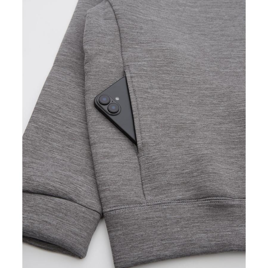 トレーナー メンズ プルオーバー セットアップ ベーシック スポーツミックス テック カジュアル Y2K ストリート ブラック グレー | improves | 15