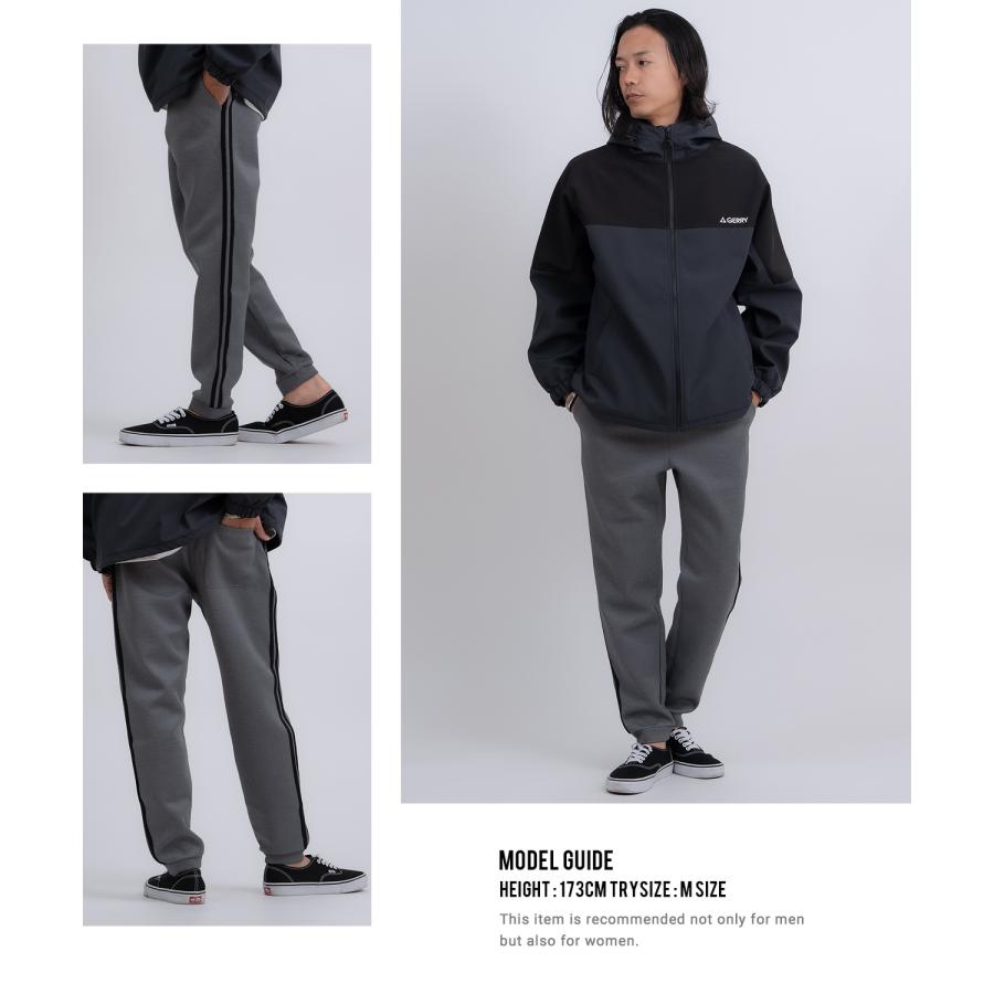 ジョガーパンツ メンズ ライン イージーパンツ トラックパンツ ベーシック スポーツミックス テック カジュアル Y2K ストリート ブラック グレー | improves | 15