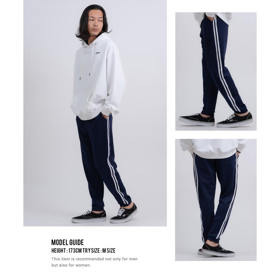 ジョガーパンツ メンズ ライン イージーパンツ トラックパンツ ベーシック スポーツミックス テック カジュアル Y2K ストリート ブラック グレー | improves | 13