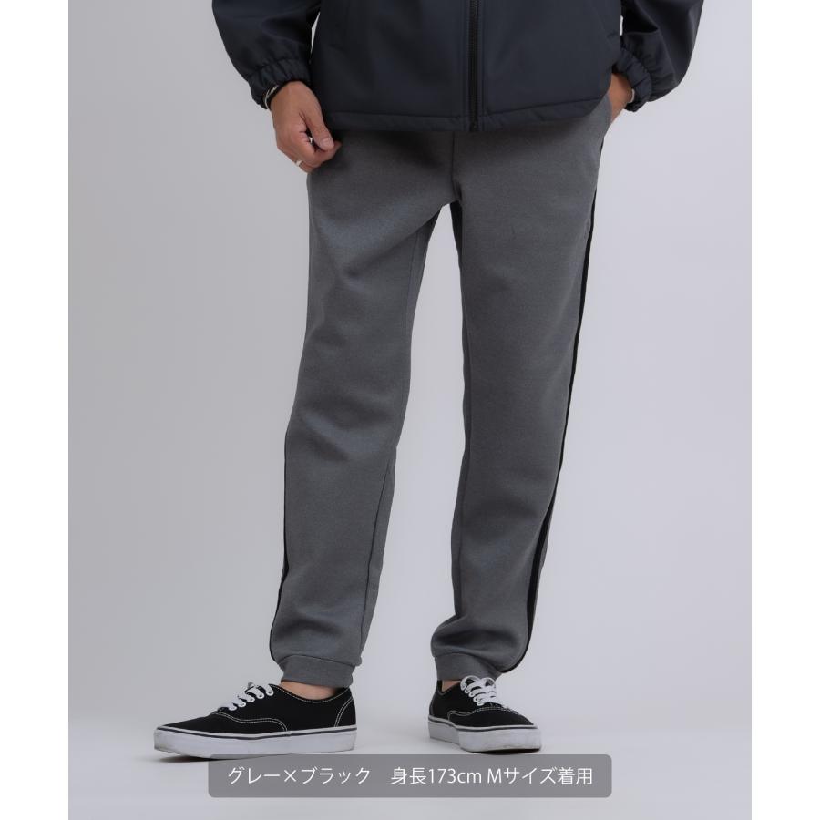 ジョガーパンツ メンズ ライン イージーパンツ トラックパンツ ベーシック スポーツミックス テック カジュアル Y2K ストリート ブラック グレー | improves | 14
