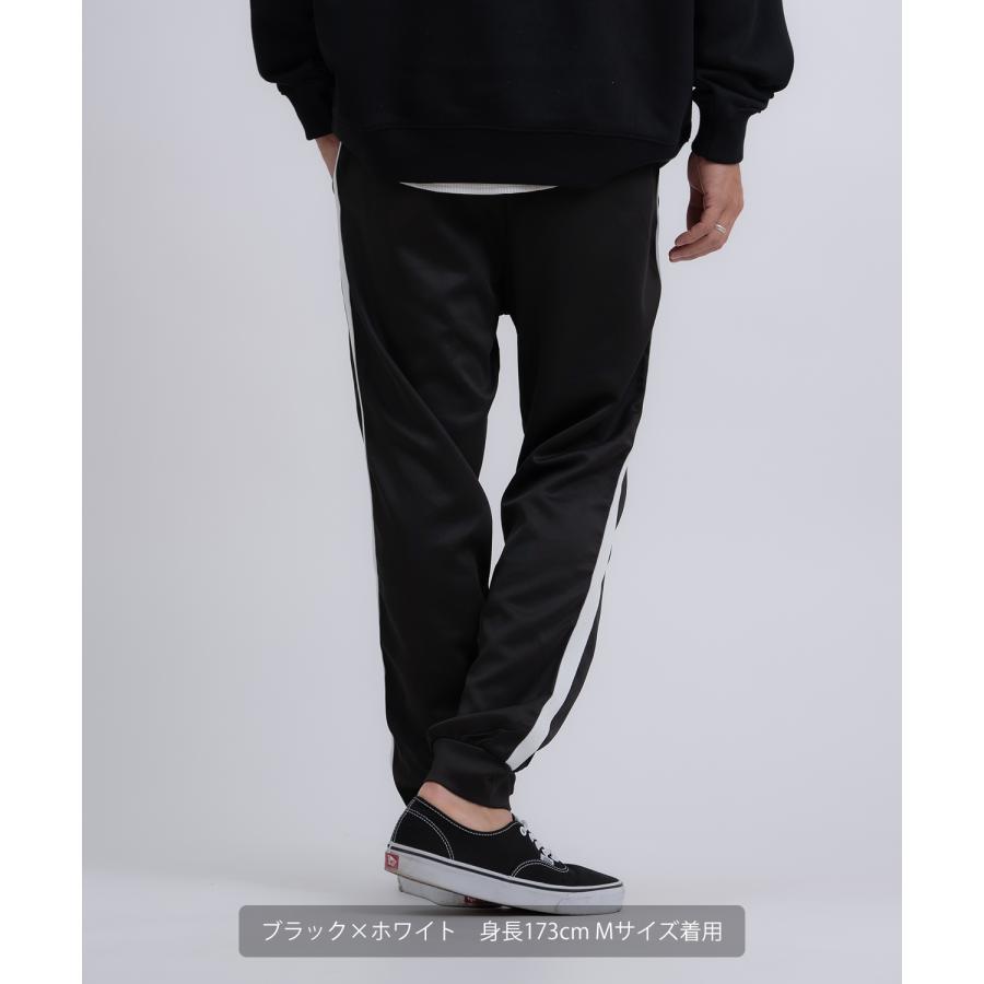 ジョガーパンツ メンズ ライン イージーパンツ トラックパンツ ベーシック スポーツミックス テック カジュアル Y2K ストリート ブラック グレー | improves | 15