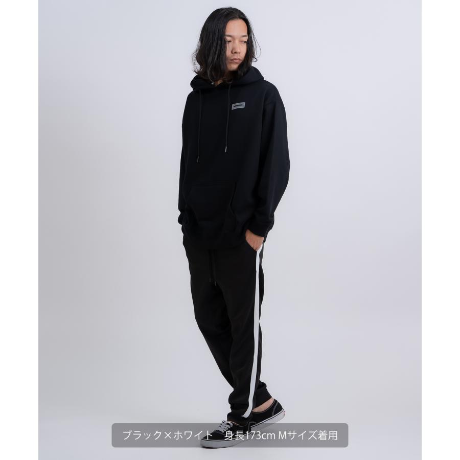 ジョガーパンツ メンズ ライン イージーパンツ トラックパンツ ベーシック スポーツミックス テック カジュアル Y2K ストリート ブラック グレー | improves | 16