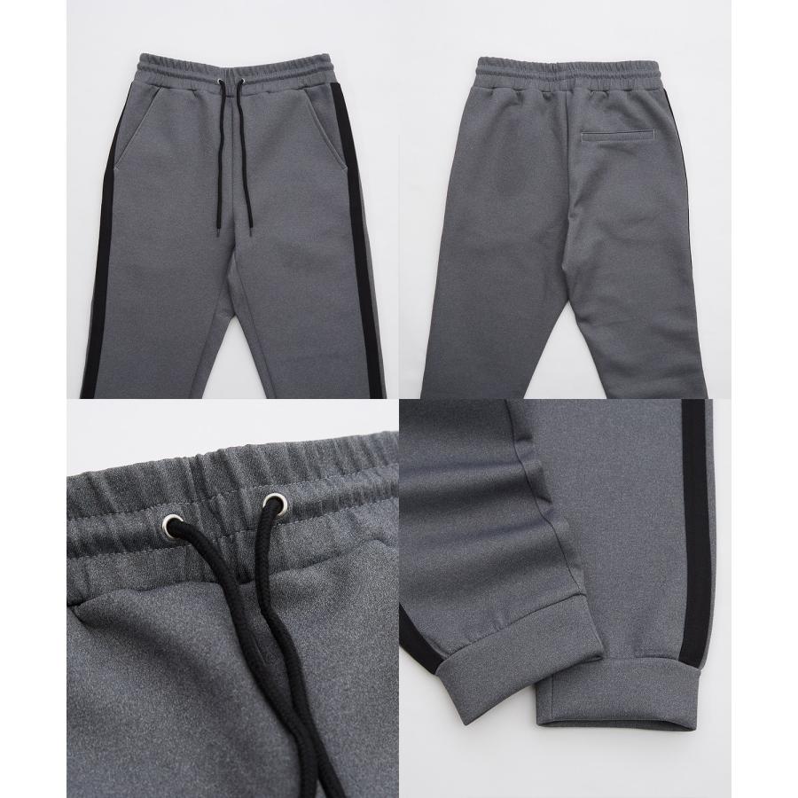 ジョガーパンツ メンズ ライン イージーパンツ トラックパンツ ベーシック スポーツミックス テック カジュアル Y2K ストリート ブラック グレー | improves | 20