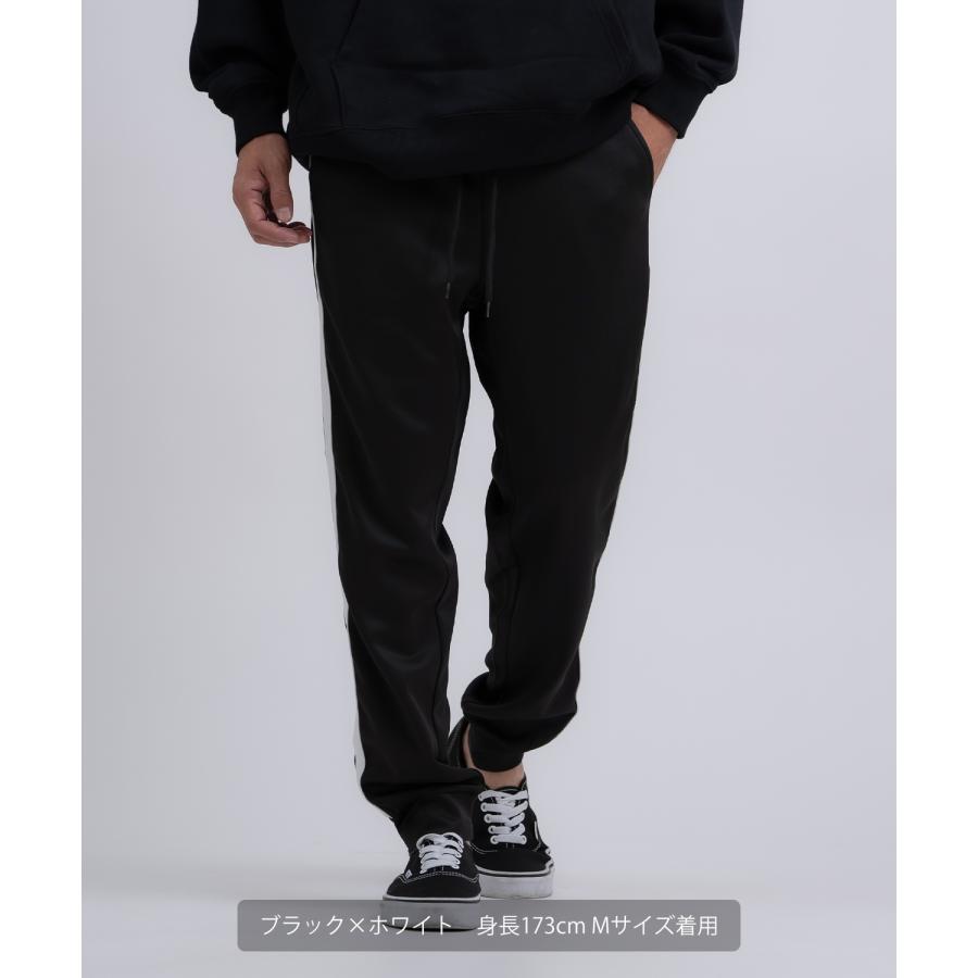 ジョガーパンツ メンズ ライン イージーパンツ トラックパンツ ベーシック スポーツミックス テック カジュアル Y2K ストリート ブラック グレー | improves | 13