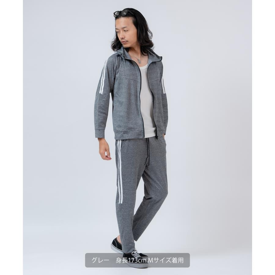 トラックジャケット サイドライン メンズ セットアップ ジャージ ジョガーパンツ ライン入り スポーティー カジュアル ストリート 90s レトロ  韓国ファッション | improves | 14