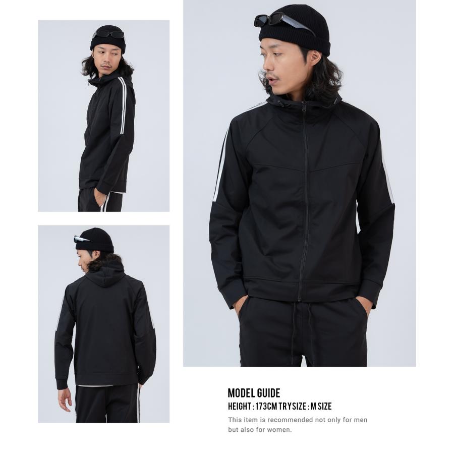 トラックジャケット サイドライン メンズ セットアップ ジャージ ジョガーパンツ ライン入り スポーティー カジュアル ストリート 90s レトロ  韓国ファッション | improves | 07