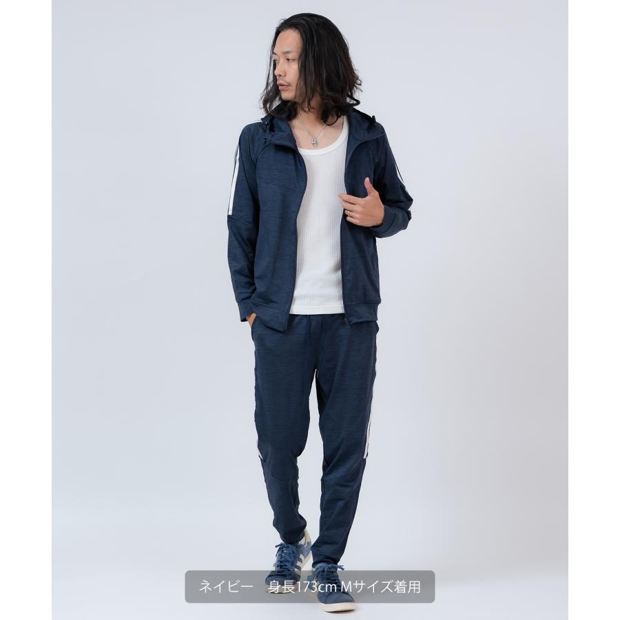 トラックジャケット サイドライン メンズ セットアップ ジャージ ジョガーパンツ ライン入り スポーティー カジュアル ストリート 90s レトロ  韓国ファッション | improves | 10