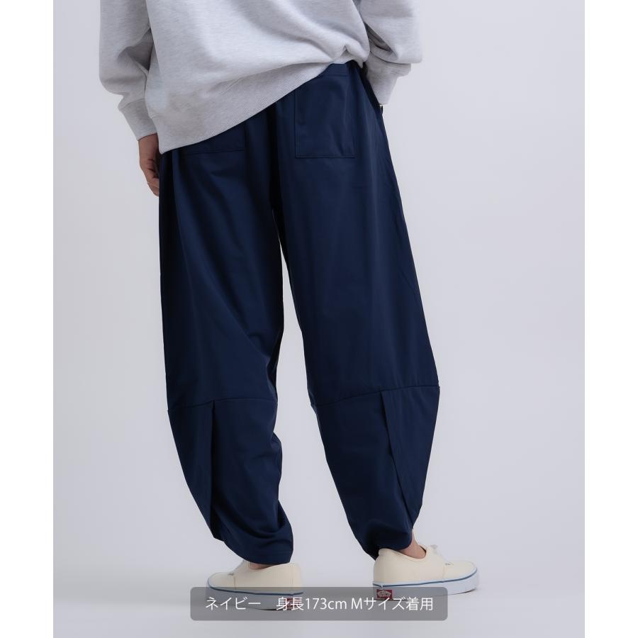 ワイドパンツ メンズ ストレッチ 快適 伸縮 アラジンパンツ バルーンシルエット ボトムス イージーパンツ 9分丈 部屋着 ルームウェア カジュアル ストリート | improves | 15