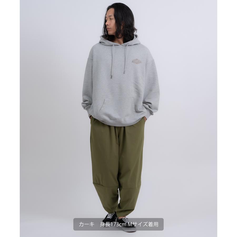 ワイドパンツ メンズ ストレッチ 快適 伸縮 アラジンパンツ バルーンシルエット ボトムス イージーパンツ 9分丈 部屋着 ルームウェア カジュアル ストリート | improves | 20