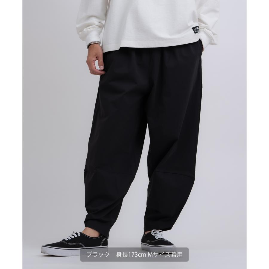 ワイドパンツ メンズ ストレッチ 快適 伸縮 アラジンパンツ バルーンシルエット ボトムス イージーパンツ 9分丈 部屋着 ルームウェア カジュアル ストリート | improves | 05